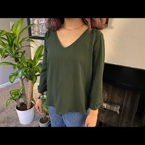 Forest Green Blouse
